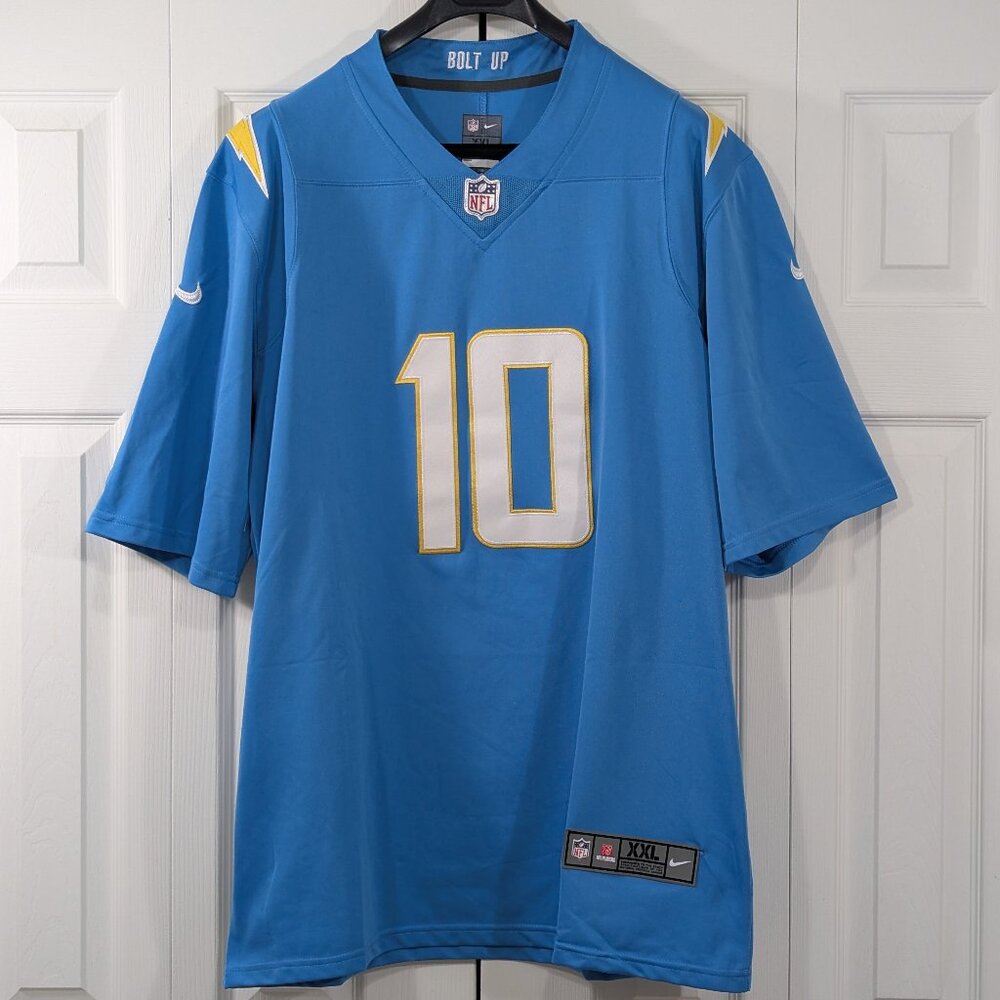 Nike Men’s Chargers #10 Blue Football Jersey Herbert XXL